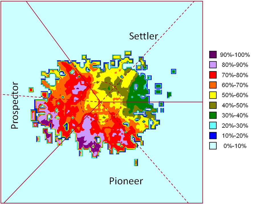 Values heat map: Labour