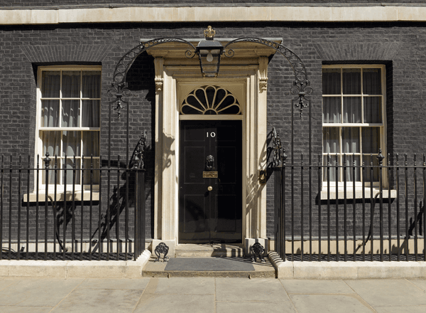No.10 Downing Street doorway
