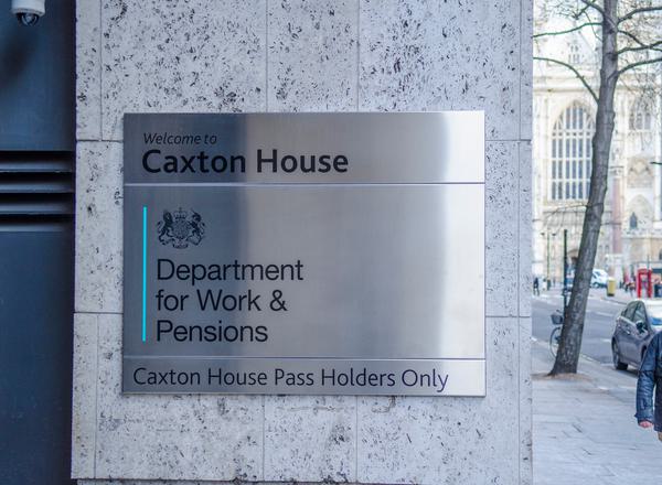 Department for Work & Pensions at Caxton House in Westminster, London